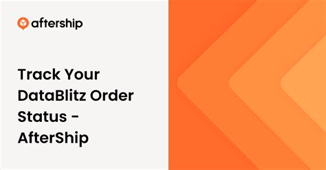how to track datablitz order|DataBlitz .